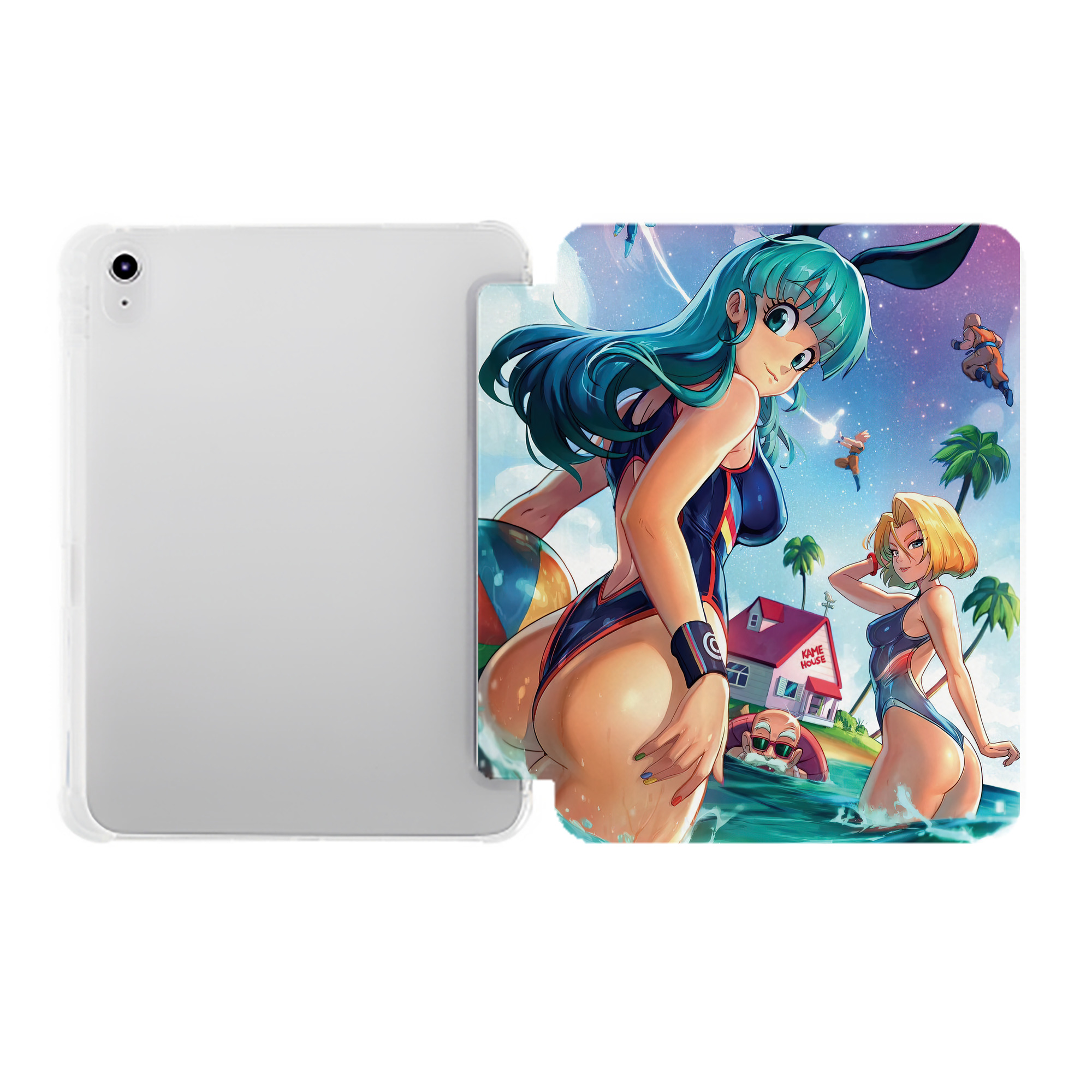 （画像用） ドラゴンボール DRAGON BALL IPad ケース ペン収納付き 三つ折りスタンド PUレザー×シリコン 対応機種9.5/10.5/10.9インチ